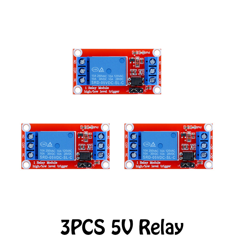 1pcs/3pcs DC 5V hỗ trợ Rơle kích hoạt cao và thấp với optocoupler 1 Rơ Le kênh mô-đun mô-đun điều khiển