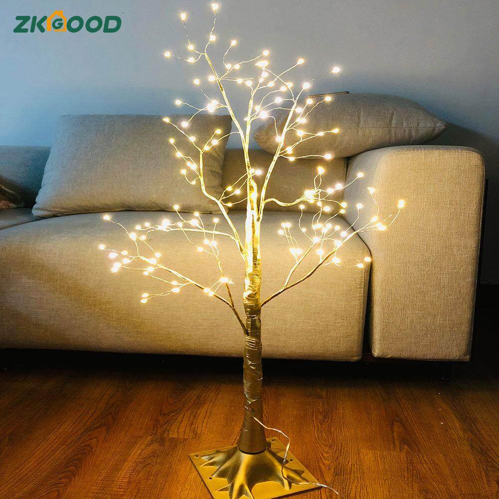 Zkgood 1 cái Mô Phỏng Cây ĐÈN LED Trang Trí Tiệc Giáng Sinh Nhà Liên Hoan Ngoài Trời Trong Nhà