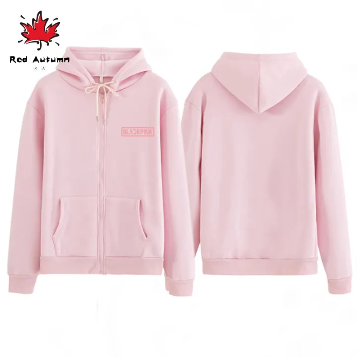 zipper hooded sweater