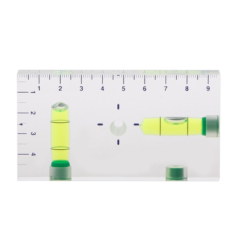 High Precision Transparent Two Direction Magnetic Level Bubble Mini Level