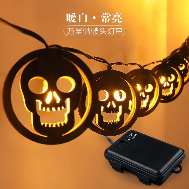 HKStorage Dây Đèn Led Trang Trí Halloween Đèn Hóa Trang Halloween Helloween Tiệc Tùng