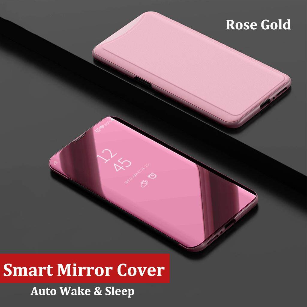 Vivo Y81 Y83 NEX X23 Y97 V11i Z11i V11 Pro Cermin Pintar Berdiri Sarung Kulit Flip Cover