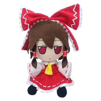 Búp bê hai kích thước chính hãng, fumo dự án touhou hoạt hình dễ thương 20cm, búp bê đồ chơi nhồi bông hakureim reimu đồ chơi sưu tập