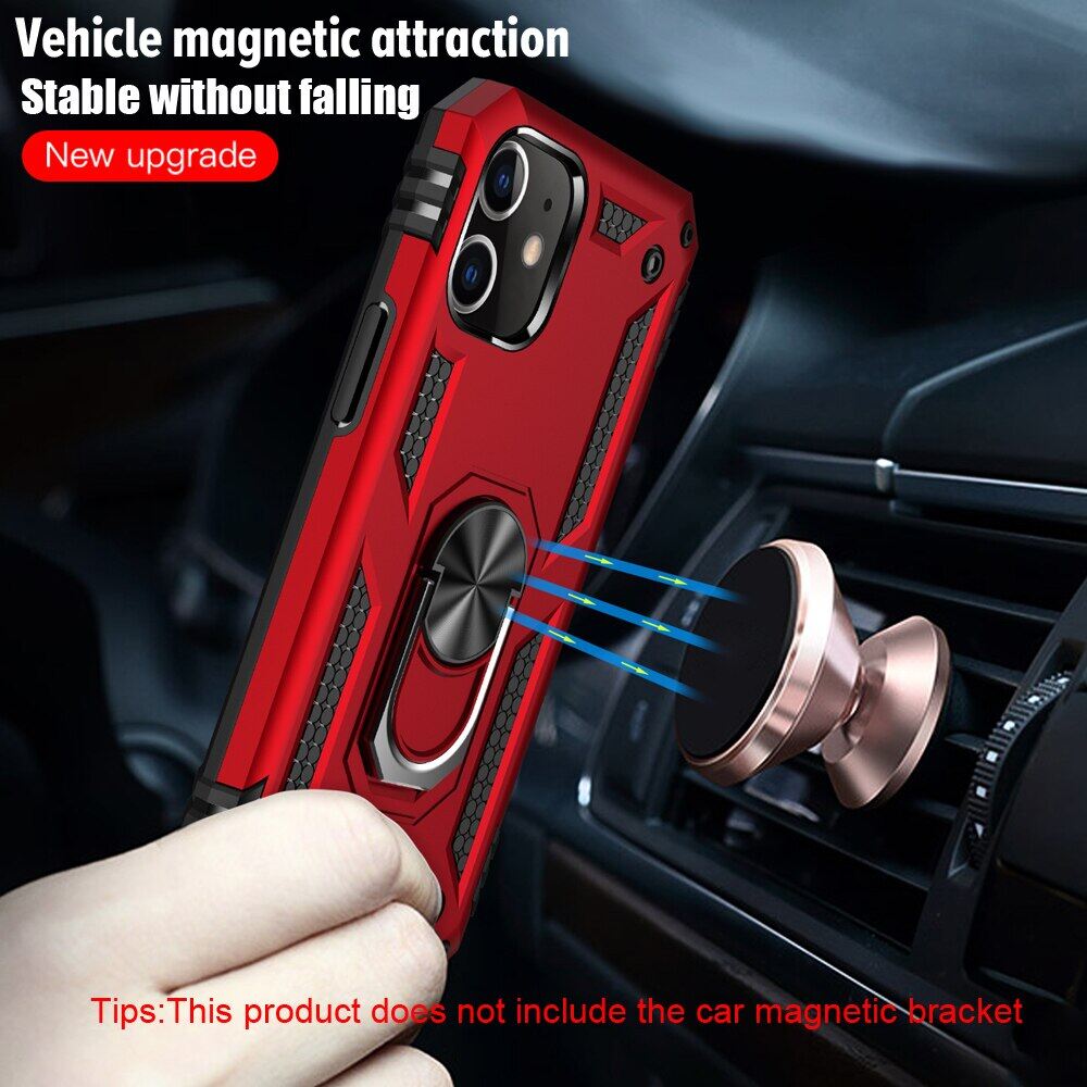 Ốp Chống Sốc KEYSION Ốp Lưng Điện Thoại Bảo Vệ Nặng Có Giá Đỡ Nhẫn Cho iPhone 11 Pro Max Dành Cho iPhone 12 Mini 12 Pro Max SE 2020 Mới