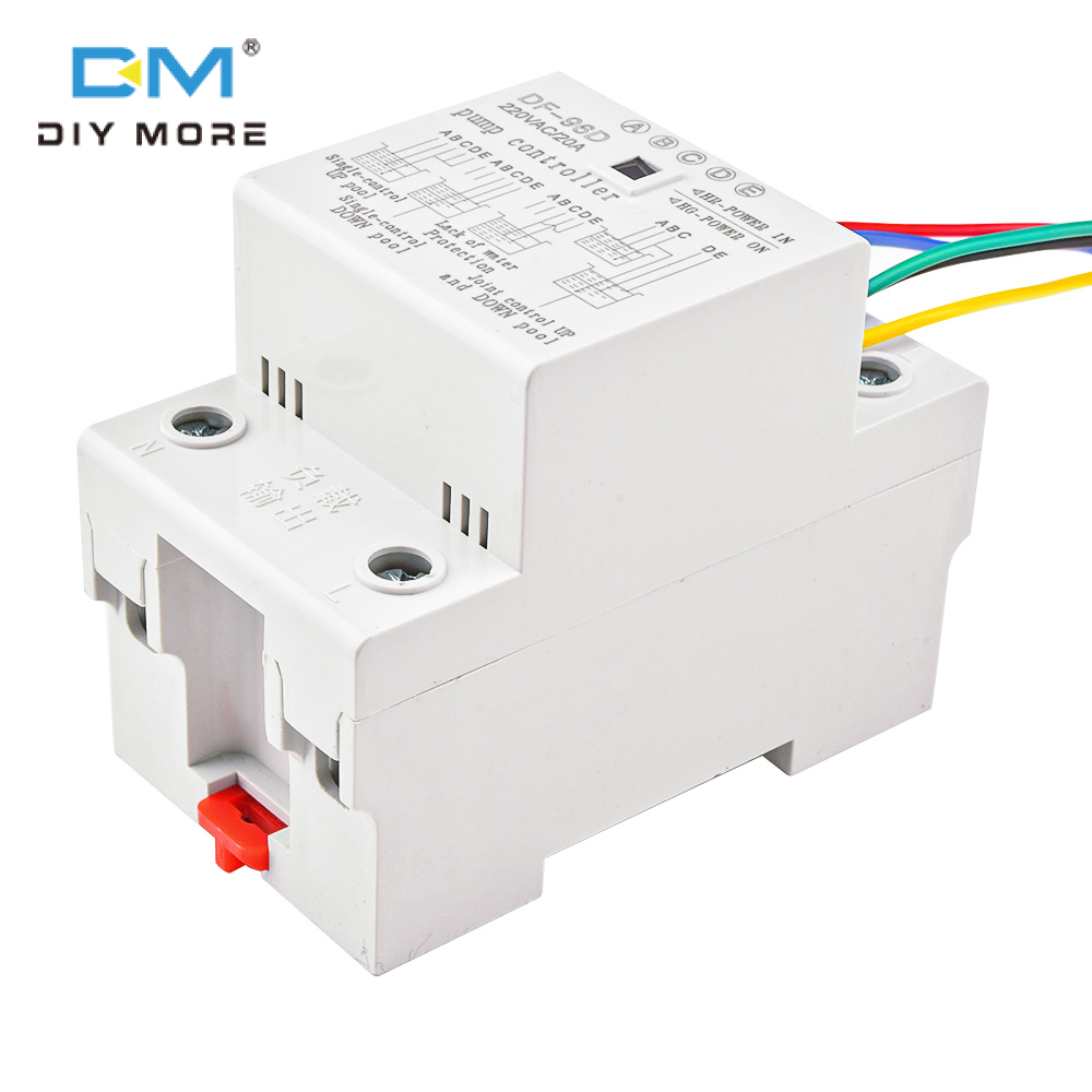 diymore Bộ Điều Khiển Mực Nước Df-96D Df-96Dk Có Cảm Biến Bộ Điều Khiển Bơm Nước Rơ Le Mực Nước Bể Chứa Nước Tự Động Cảm Biến Lưu Lượng Bộ Điều Khiển Bơm Nước Với Đầu Dò Dây 2 Mét