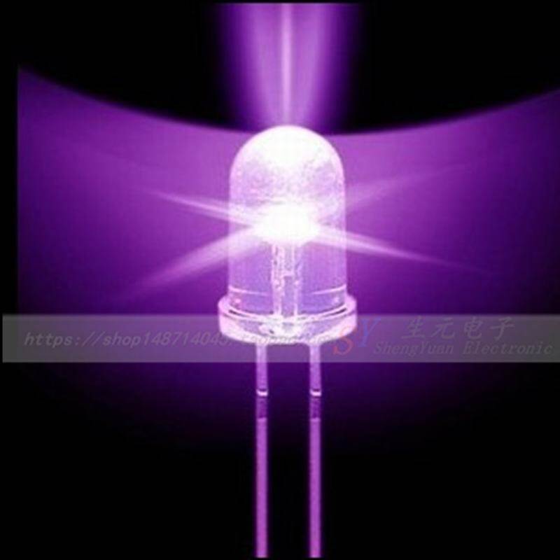 10pcs,5mm trong như nước tia cực tím Đèn LED UV Đèn bóng