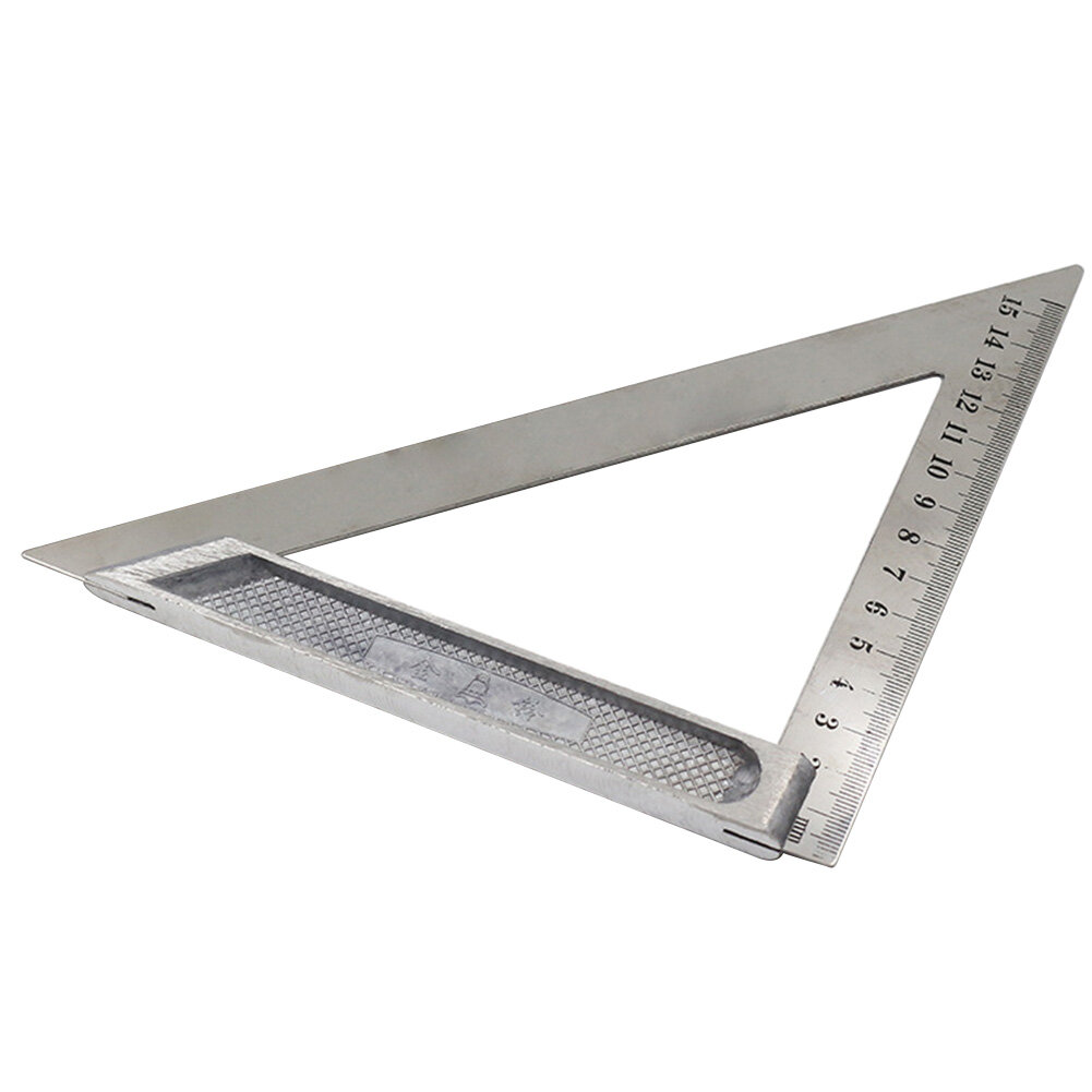 150mm Portable Aluminum Alloy Triangle Square Ruler Woodworking Measuring Tool
