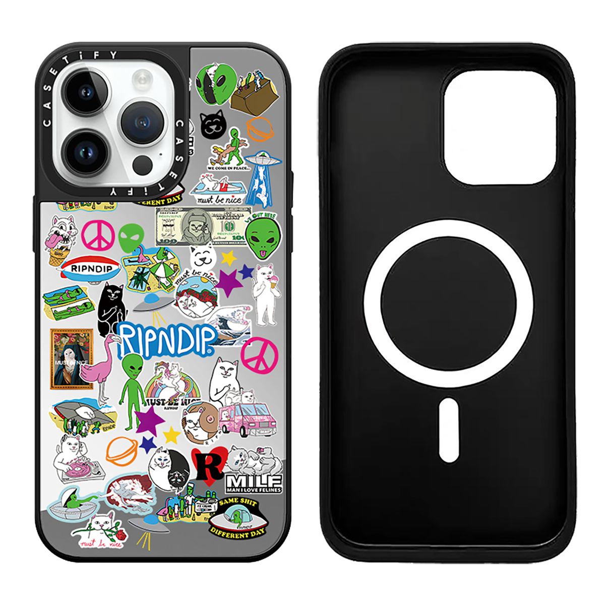 CASETiFY x RIPNDIP Mirror Case with Magsafe for iPhone 15 Pro 