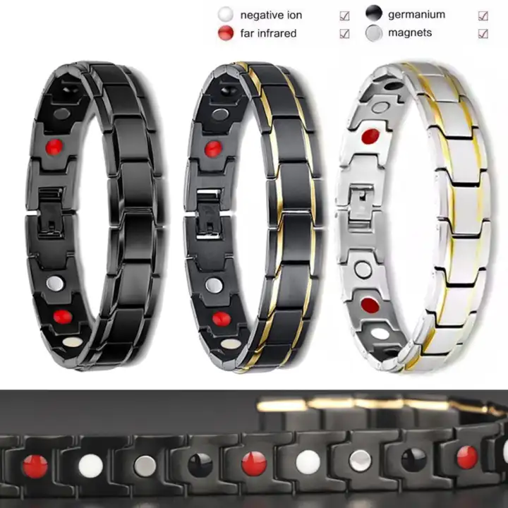 Men S Magnetic Health Bracelets Bangles Energy Bracelet Magnetic Health Bracelets Bangles