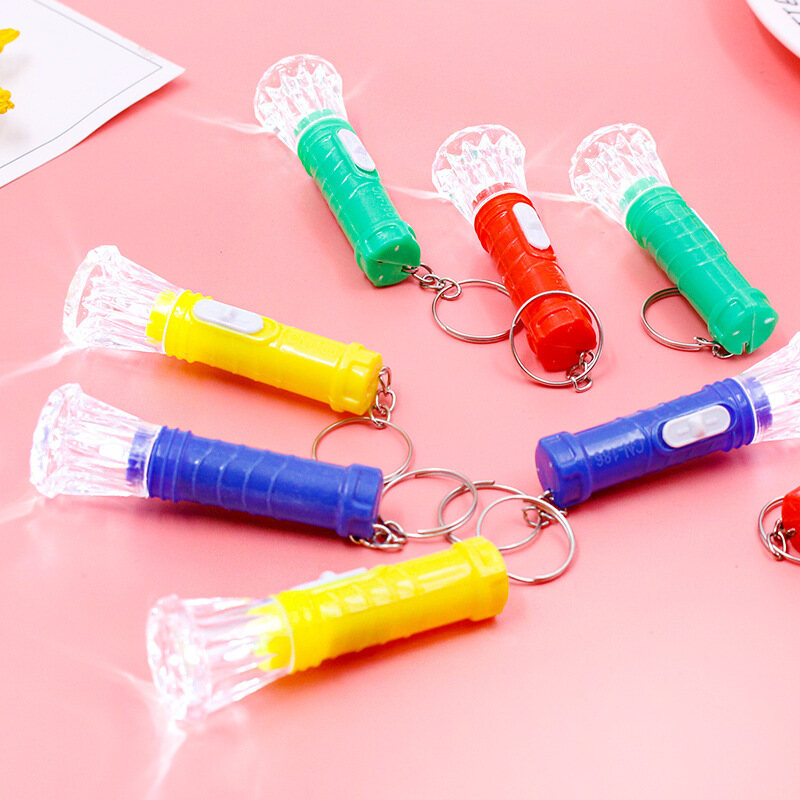 Mini Key Chain Flashlight LED Multi-Function Waterproof Outdoor Camping Emergency Flashlight