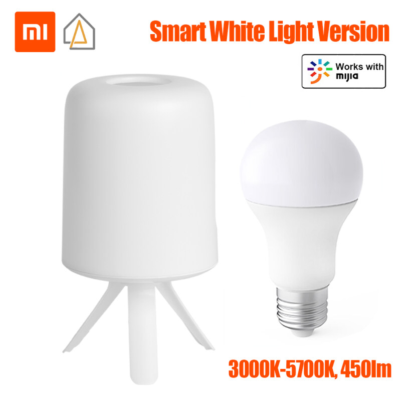 Đèn Đầu Giường Xiaomi Youpin ZhiRui, Đèn LED E27, Đèn Để Bàn Thiết Kế Mờ, Ánh Sáng Làm Việc Với Ứng Dụng Mijia, Phiên Bản Ánh Sáng Trắng