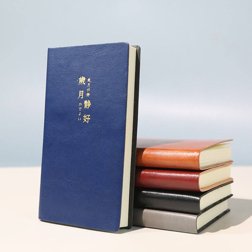 MMLUCK Agenda Organizer A7 Mini Notebook Memo Diary Planner Scrapbooking Pocket Notepad Simple Thickening Diary Notebook