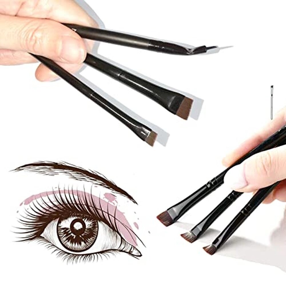 Cọ Kẻ Mắt Mảnh Làm Săn Chắc Siêu Mỏng Chính Xác Cọ Lông Mày