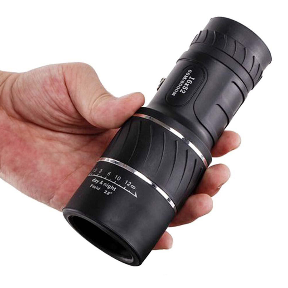 Kính Thiên Văn Một Mắt Tiêu Cự Kép 16X52 Ống Nhòm Thu Phóng 16X, Phạm Vi HD 66M/8000M