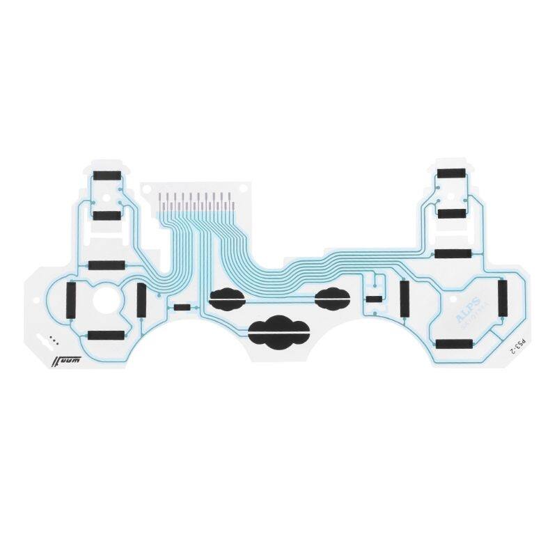 Replacement Buttons Ribbon Circuit Board for PS3 Vibration Controller Conductive Film Keypad Flex Cable PCB SA1Q194A