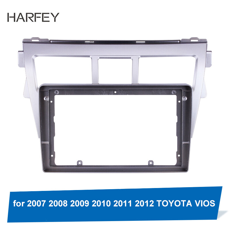 Harfey-รถกรอบสเตอริโอ 2 DINสำหรับ 2002 2003 2004 Mercedes Benz C CLASS W203 DVD PLAYERแผงชุดสเตอริโอDash Fasciaแผ่น