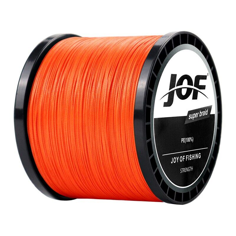 JOF 8 Strands Braided Fishing Wire Line 300M 500M 1000m Japanese  Multifilament 100% PE Durable Carp Super Strong