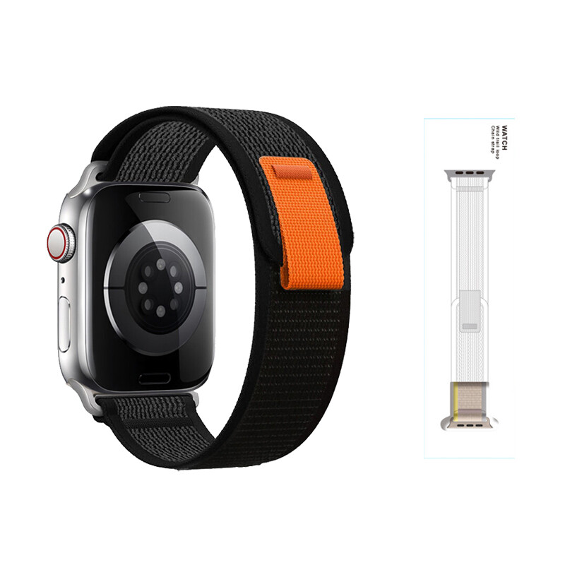 2023 new official trail loop strap for apple watch ultra/ultra2 strap 49mm 45mm 41mm 44mm 40mm 42mm 38mm 40mm 44mm 45mm nylon strap iwatch series 9 8 7 6 5 4 3 se nylon prepared loop