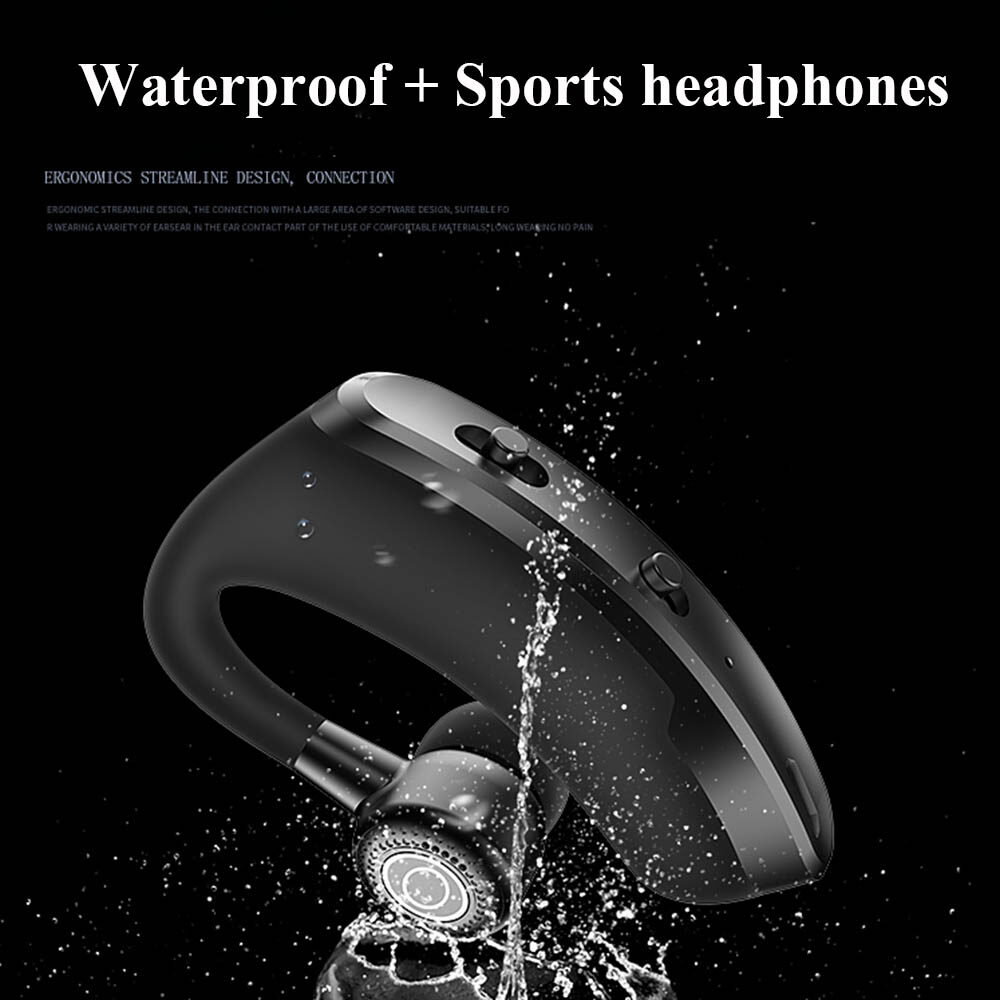 V9 Bluetooth-compatible  Earphone, Hands-free Wireless Headset, Noise Control Headphone With Microphone High Quality Stereo Audio