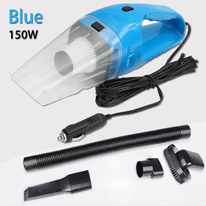 MH 150W Máy Hút Bụi Xe Hơi Máy Hút Bụi Cầm Tay Mạnh Mẽ W/11ft Cáp Bộ Phụ Kiện Để Chi Tiết Và Làm Sạch Nội Thất Xe Hơi