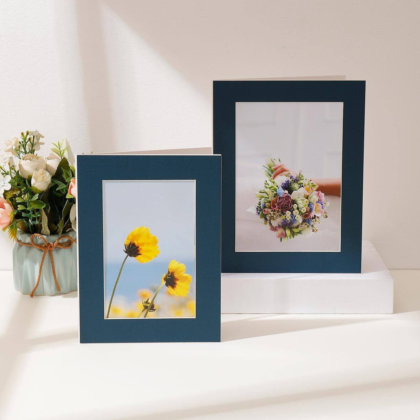 Khung ảnh bằng giấy đơn giản màu trơn cardstock khung ảnh 4R/5R