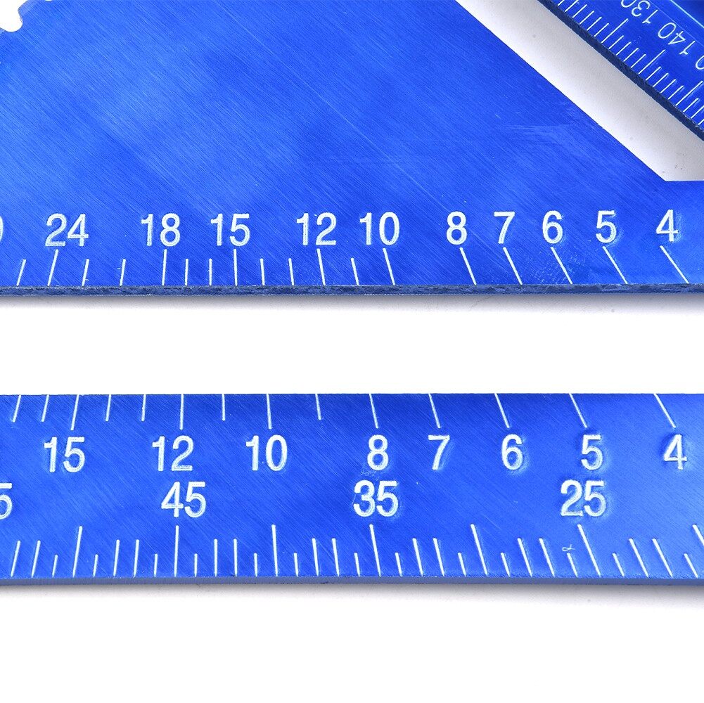 12 Aluminum Alloy Speed Square Quick Roofing Rafter Triangle Ruler Guide