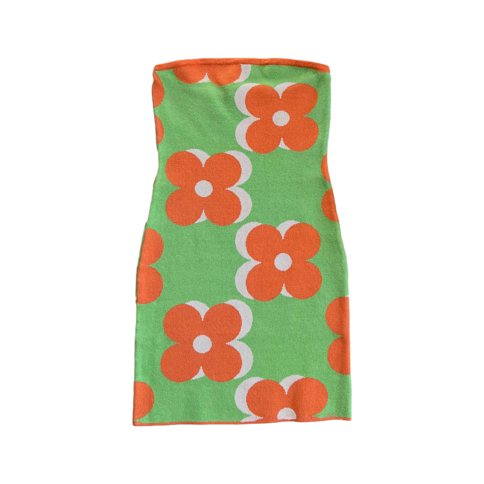 Chic Women Fashion Floral Patterm Mini Dressoomph Off Shoulder Strapless Chest Wrap Dress Bodycon Summer Beach Backless Clothes