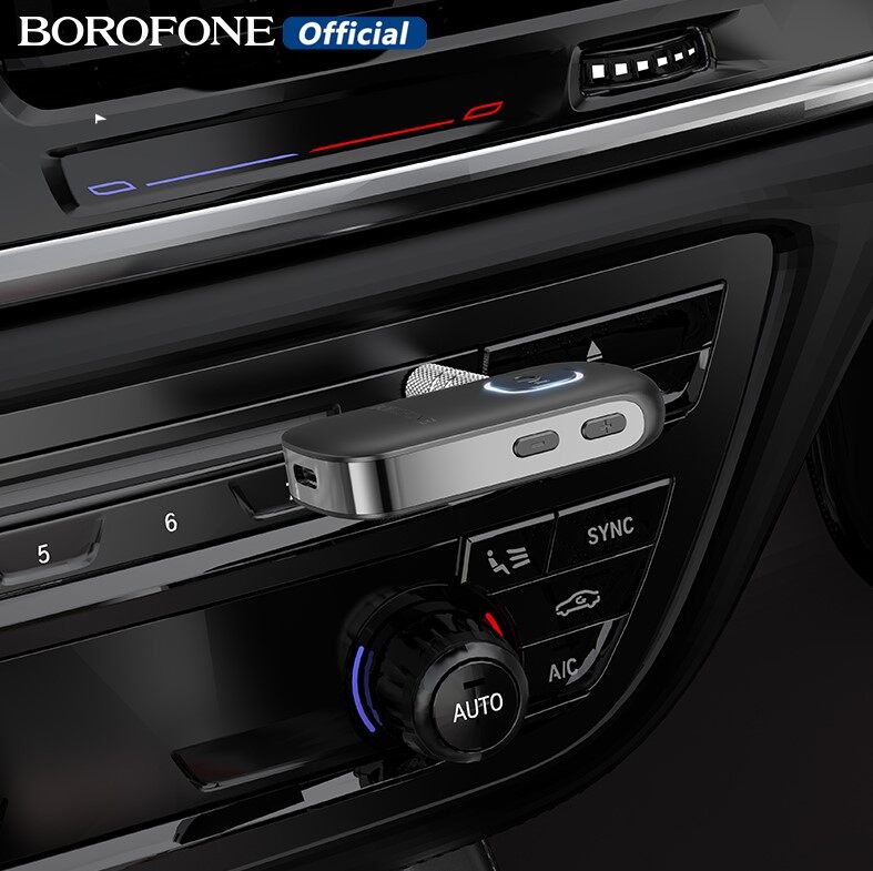BOROFONE BC42 Bluetooth Adapter Wireless Car AUX BT Receiver Transmitter  3.5mm Jack Bluetooth 5.0 For Car Music Audio Aux Headphone Handsfree