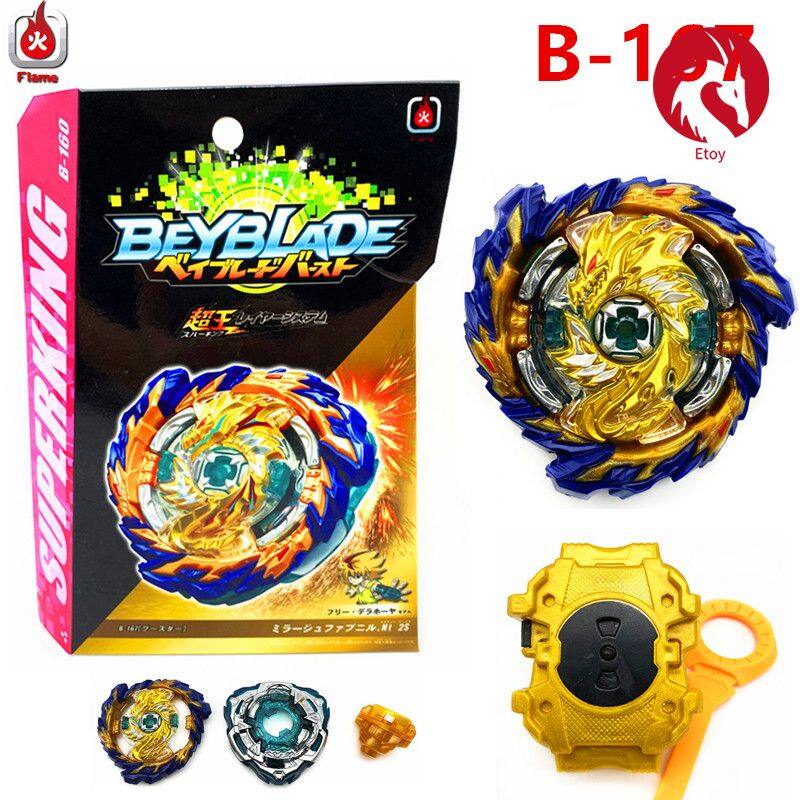 Etoy Beyblade Takara Tomy Burst Superking Booster B-167 Mirage Fafnir Nt 2S B167 พร้อมตัวส่งสัญญาณHigh Speed Spinner Battle