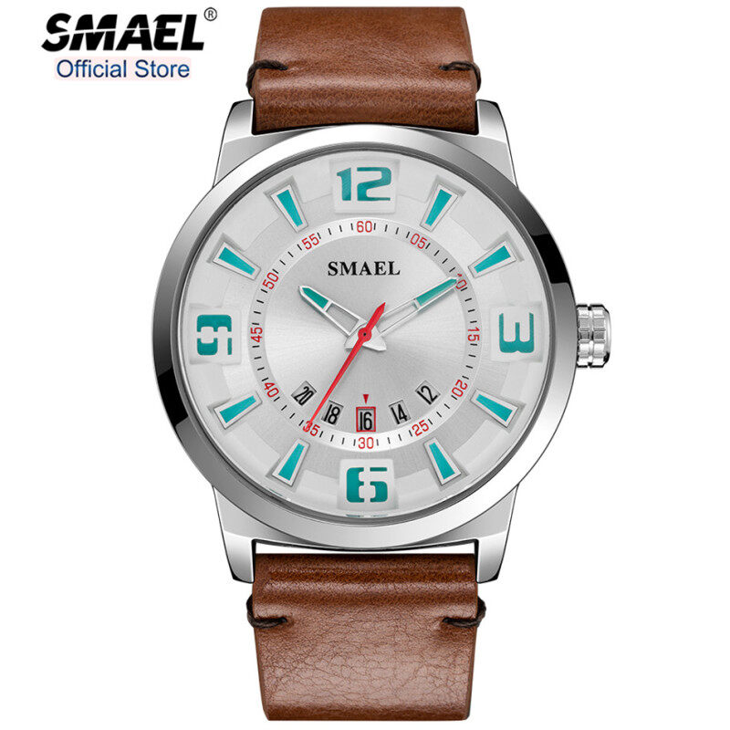 Đồng hồ nam SMAEL 9116 chống nước lịch chức năng đồng hồ thạch anh