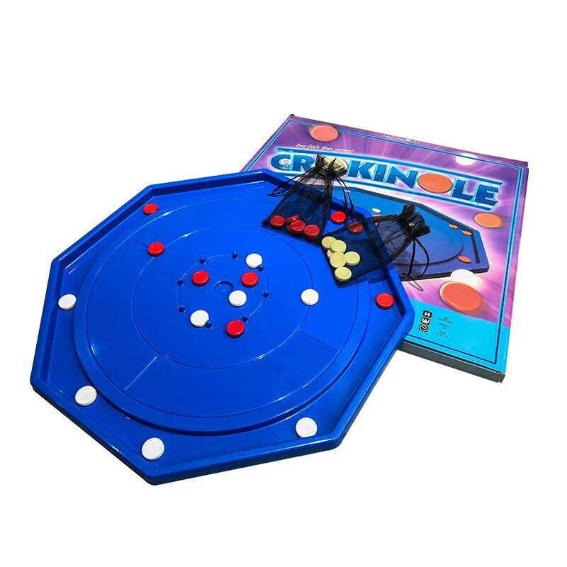 Crokinole Board Game Plastic Children's Stress Relief Puzzle Toy Canada Chess Intelligence Decompression Entertainment Crokinole