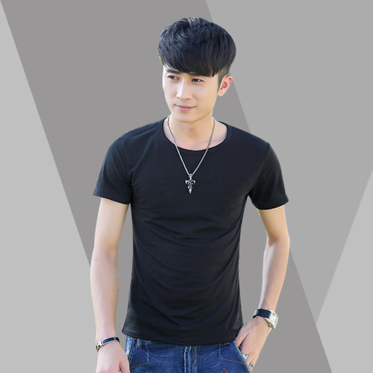 YIPINYOUYOU丨Men's T-shirt New pure white T-shirt round neck short sleeves cheap t-shirts