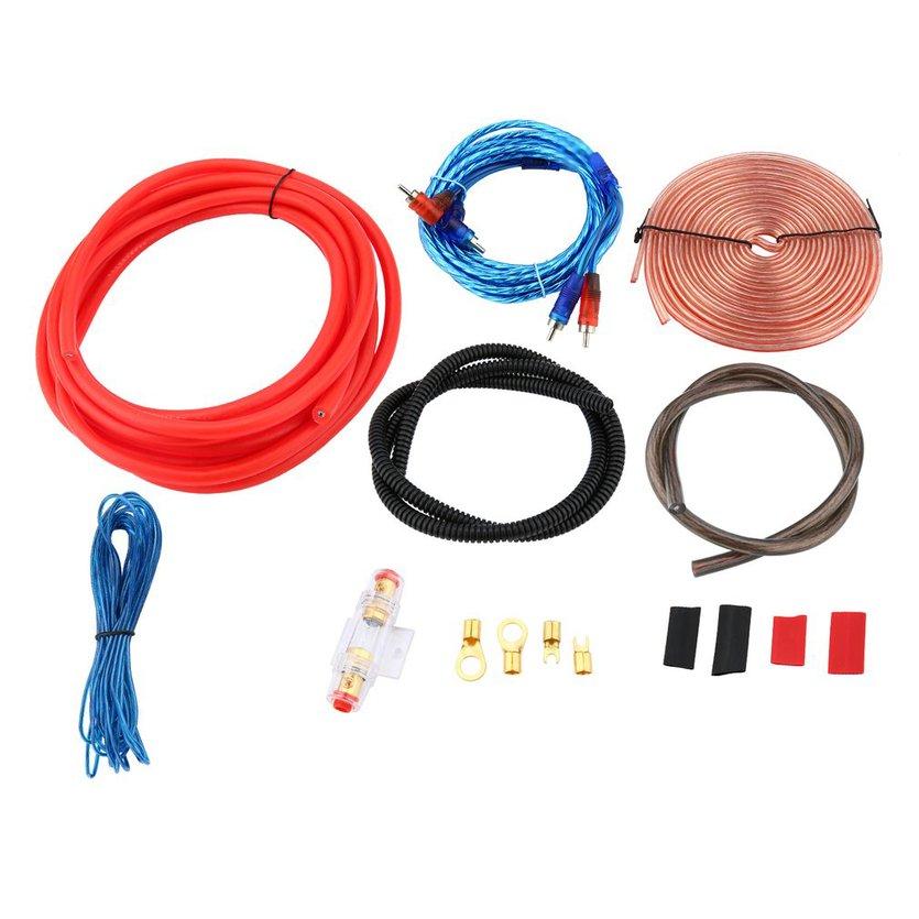 Cheap Professional 2300w 4 Gauge Amp Kit Amplifier Install Wiring And 2 5 Farad Digital Capacitor Installation Wiring Wire Lazada Singapore