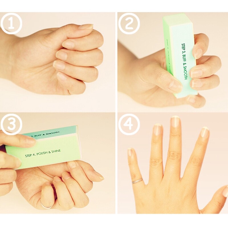 Nail file nail tool 4 ways shiner buffer buffing block YIDA