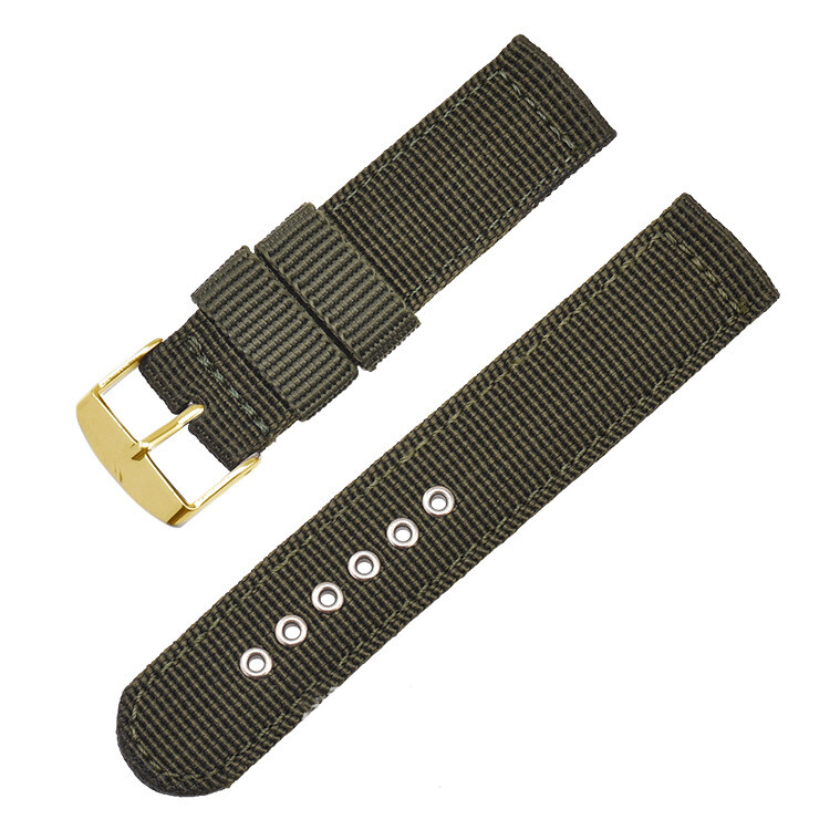 16mm 18mm 20mm 22mm 24mm Nylon Watch Strap Breathable Fabric Watchband Belt Canvas Nylon Watch Bands Strap Bracelet