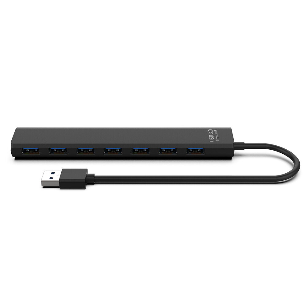 USB 2.0/3.0 HUB Dock Adapter Multi USB Splitter 5Gbps 7 Ports USB Expander