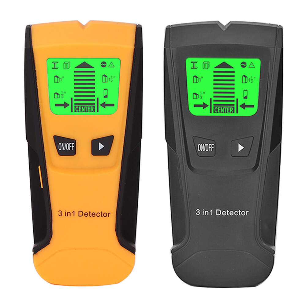5 in1 Stud Finder Wall Detector - Electronic Stud Sensor Wall Scanner Center Finding - with Battery LCD Display for Wood Metal Studs AC Wire Detection