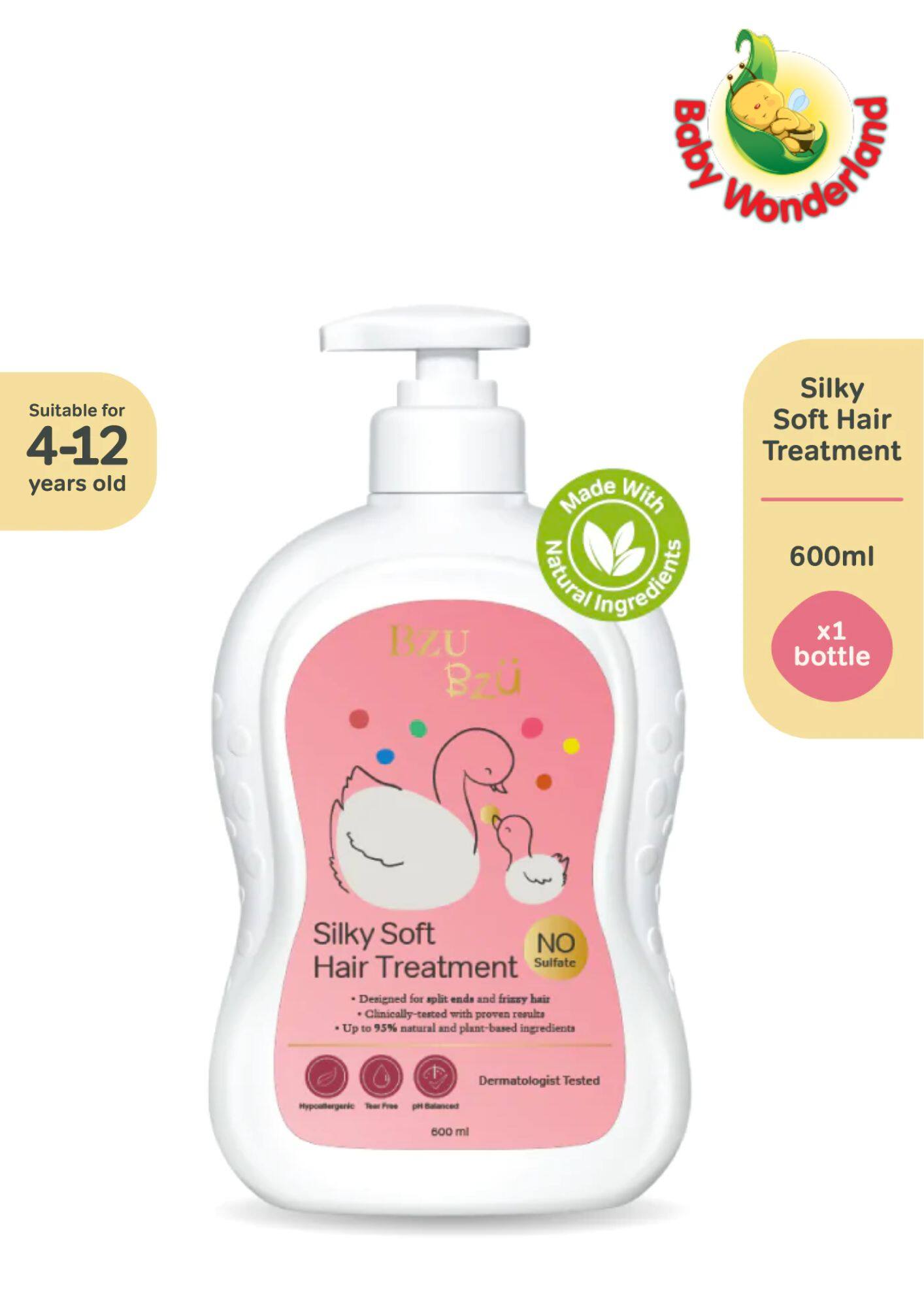 BZU BZU Silky Soft Kids Hair Treatment, 600ml