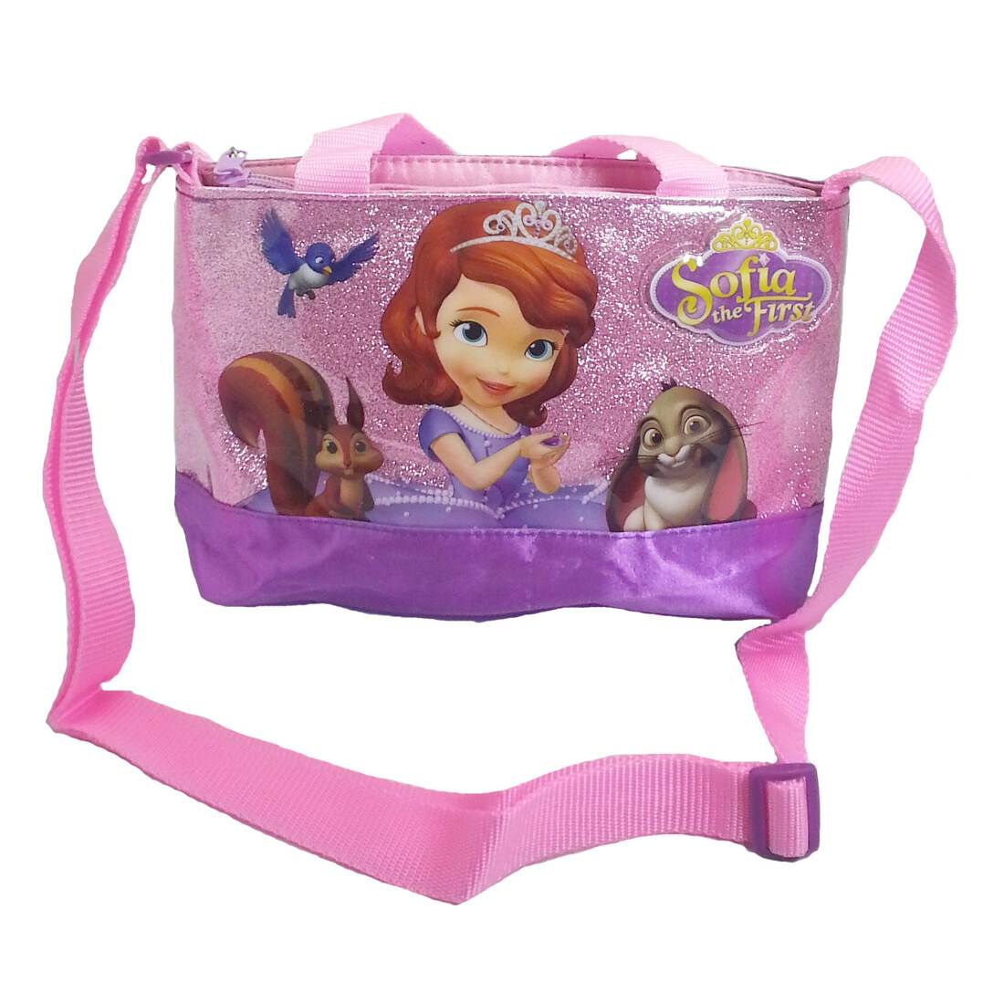 Disney Sofia Sparkling Animals Handle Sling Bag Women'S Multi