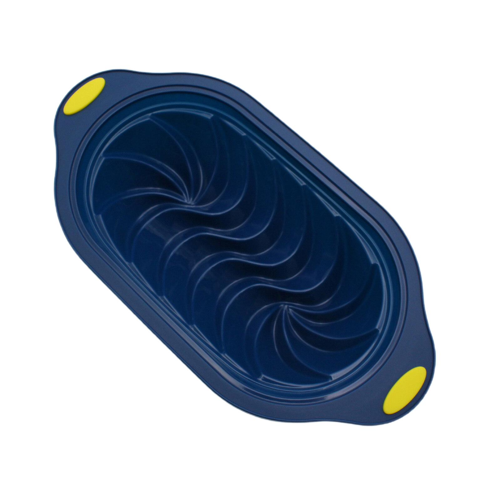 MOOREU Cake Pan Reusable Non-stick Easy to Clean Quick Demoulding High Temperature Resistant Make Cakes Toast Silicone Swirl Design Loaf Pan for Bakery Loaf Pan Easy
