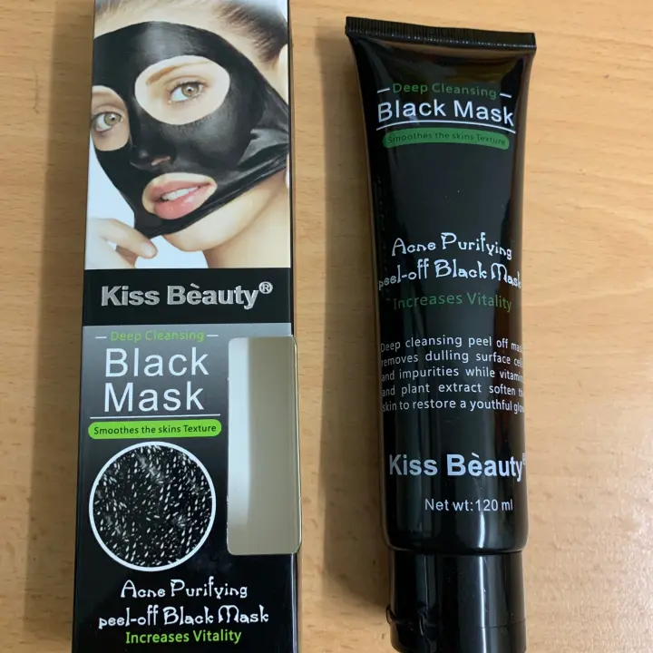 black mud face mask