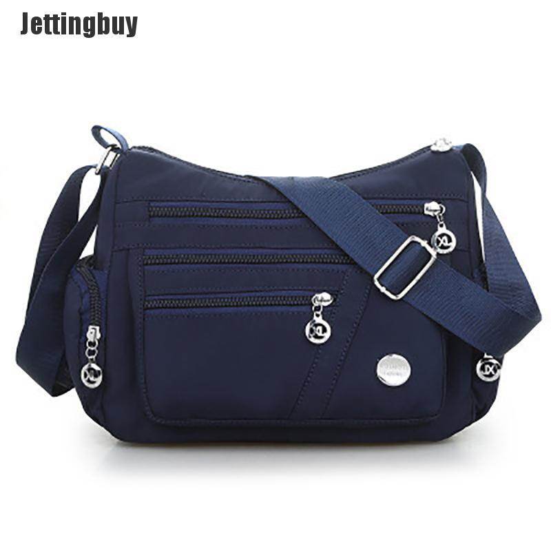 6 Colors Waterproof Nylon Bag Fashion Women Single Shoulder Bag Crossbody Bag