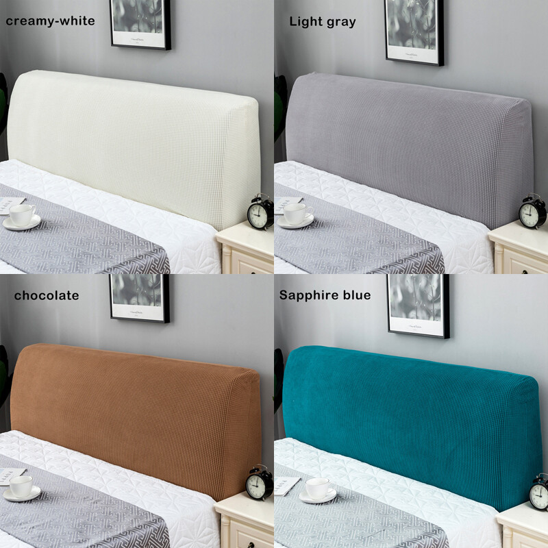 Elastic universal bed head cover whole set of european-style semicircle arc the a soft packages in solid wood dust pur