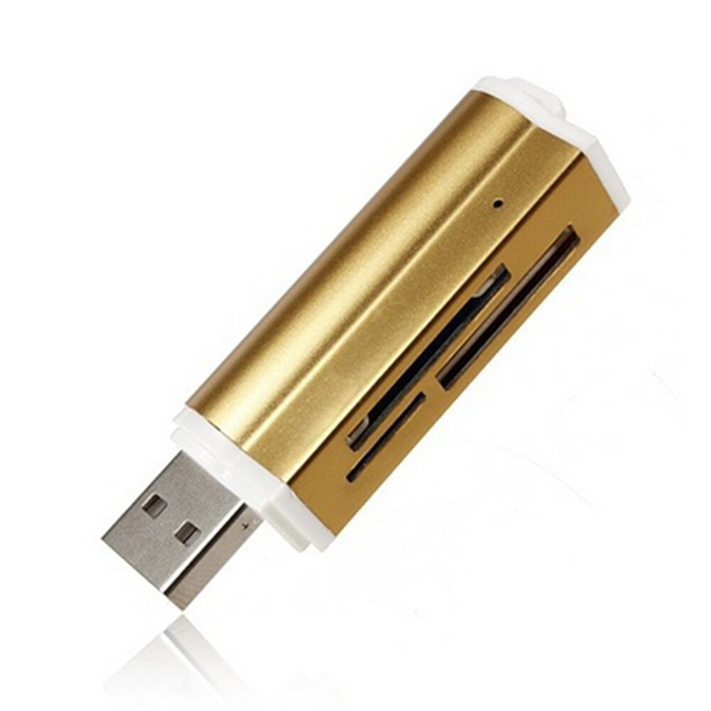 tanjiaxun Multifunction USB 2.0 Micro SD TF MMC SDHC MS High Speed Memory Card Reader