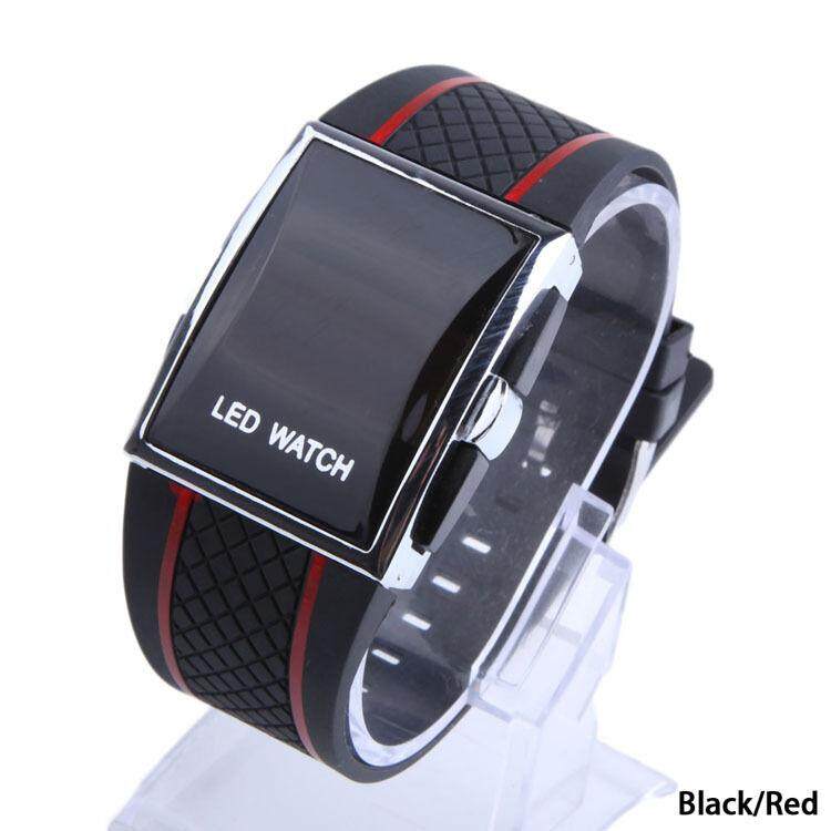 Meiyang Fashion Gelang Pria Wanita Jam Tangan Gelang LED Karet Silikon Jam Tangan Lari