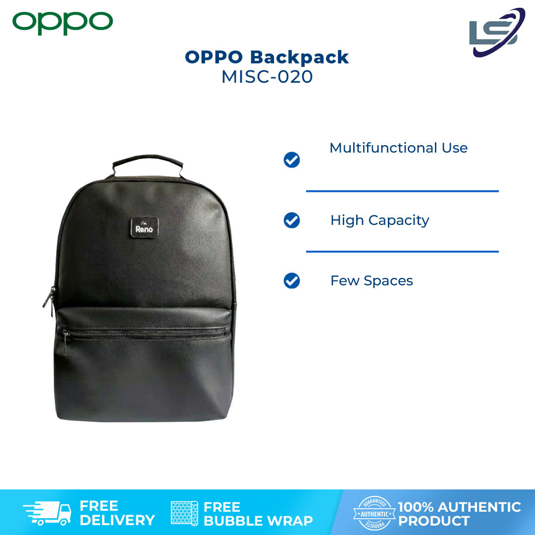 OPPO Backpack MISC 020 Multifunctional Use High Capacity Few Spaces Lazada