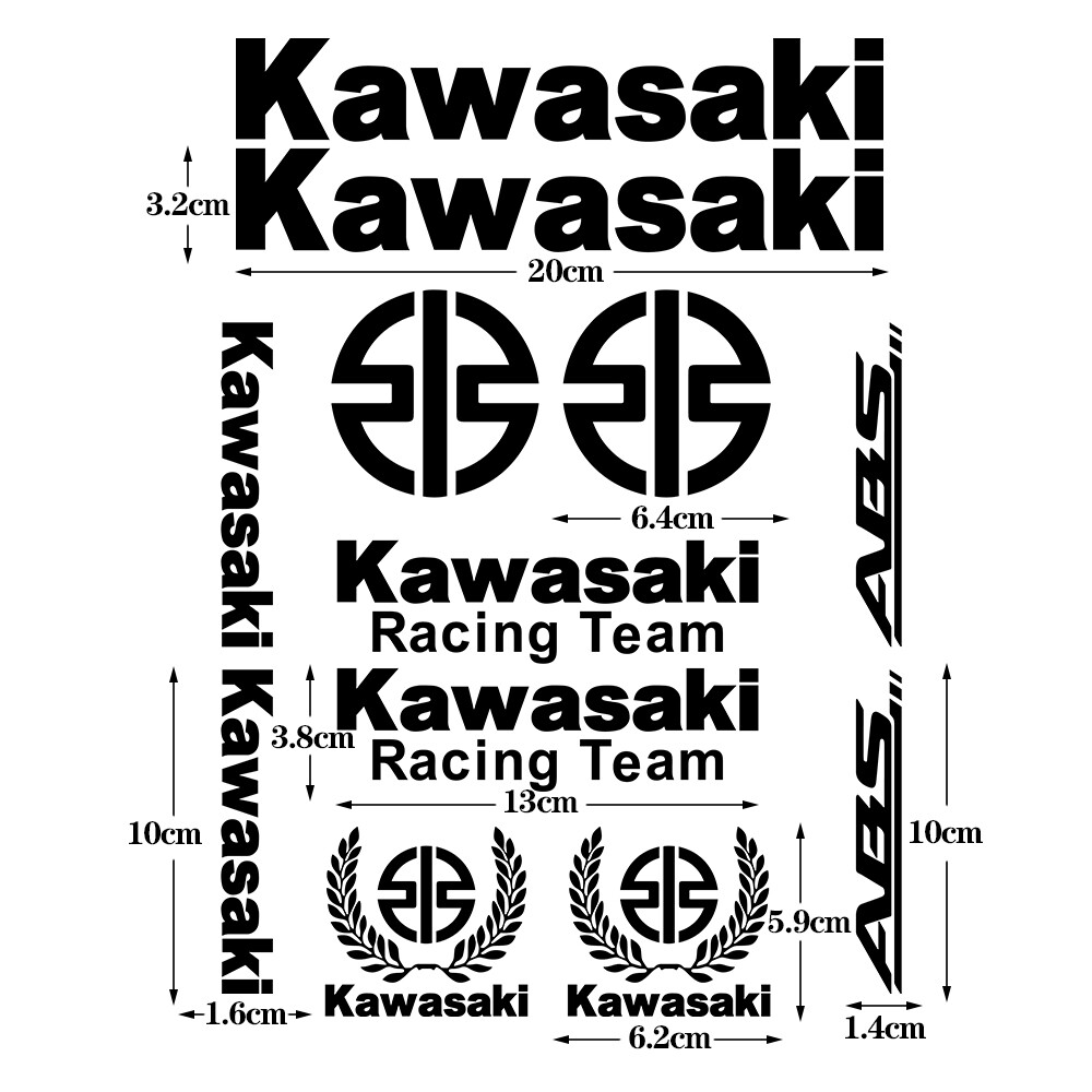 KAWASAKI Fairing Sticker Motorcycle Modified Decal For Kawasaki Ninja