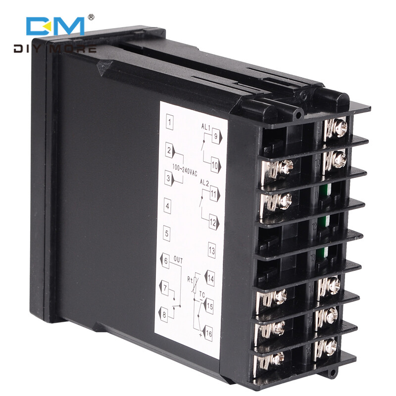 [100% original] diymore PID Digital Temperature Controller REX-C400 Universal Input Relay Output Vertical type for Automatic Packing Machine