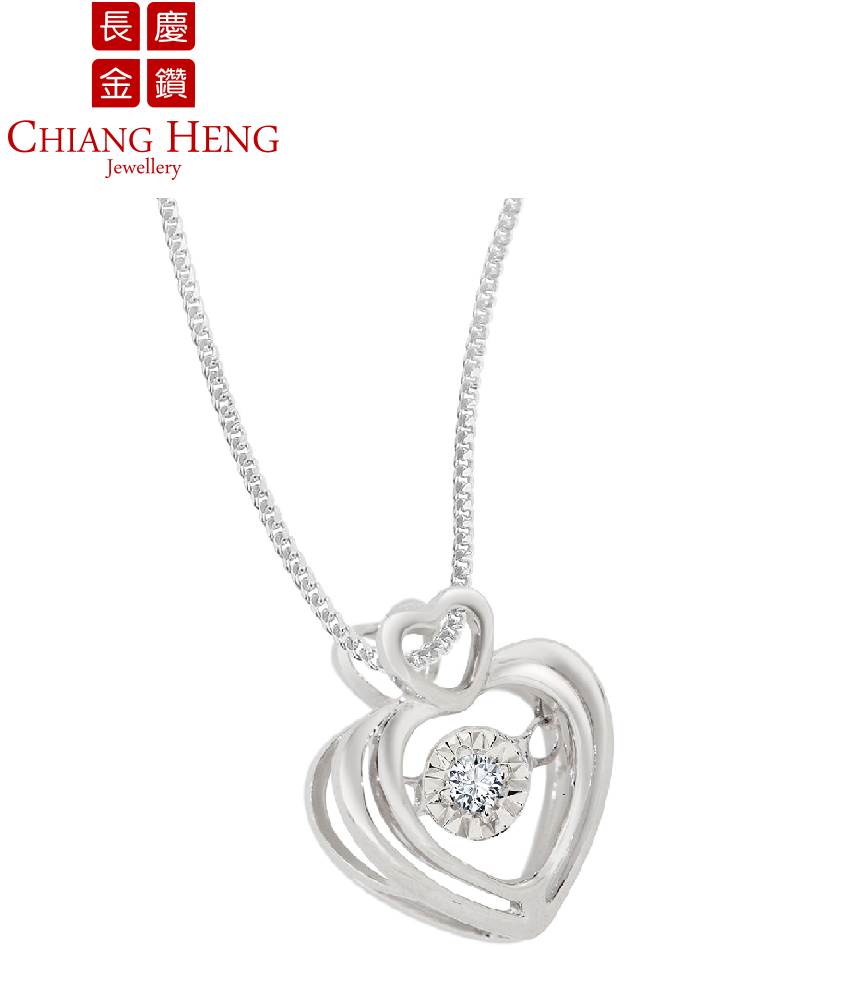 CHIANG HENG 18K WHITE GOLD DIAMOND 