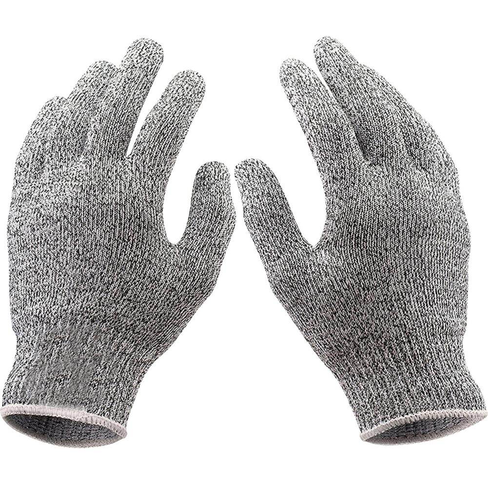 1 Pair 5 Level Safety Anti-cut Gloves Kitchen Butcher Cut Heat Proof Stab Resistant Hand Glove